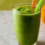 Refreshing Green Smoothie with Banana, Orange, and Spinach Recipe
