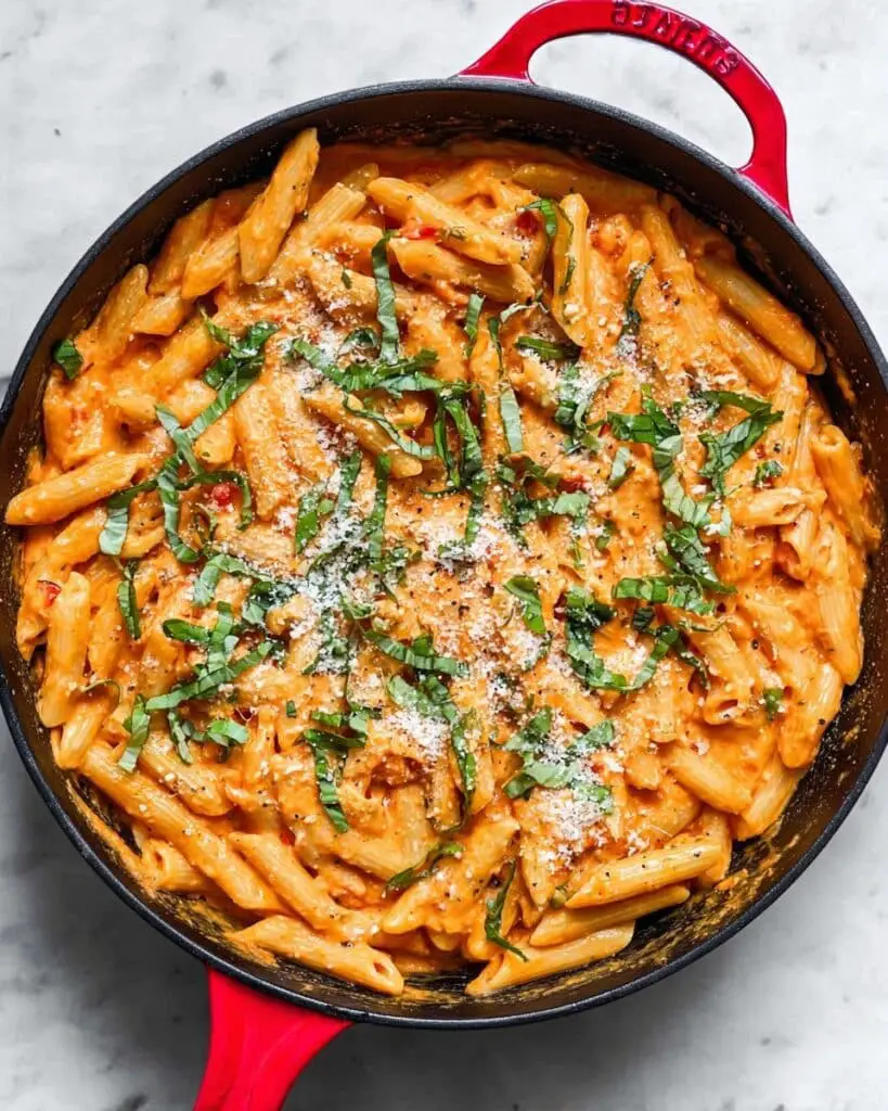 One Pan Creamy Tomato Pasta Recipe