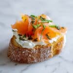 Smoked Salmon on Crostini Recipe