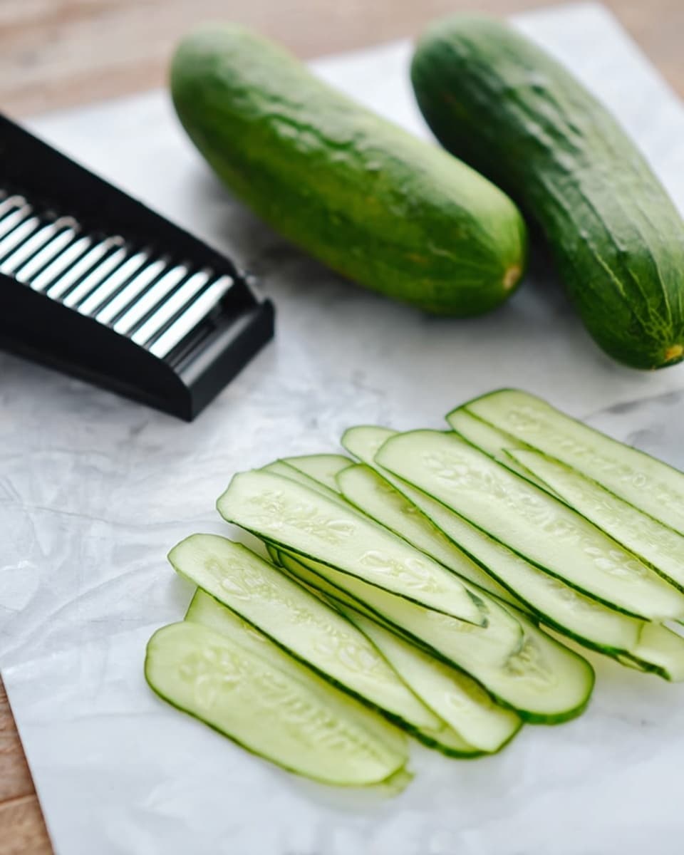 The image shows a bright green cutting board on a white marbled surface, with two blocks of cheese, one pale yellow and one white with red and green specks. The white cheese block is partially cut into star shapes using a star-shaped metal cookie cutter placed on top of a cut piece. Several star-shaped cheese pieces are scattered across the board along with some small cheese cubes. A small black-handled knife lies flat near the bottom edge of the cutting board. In the background, part of a wooden cutting board, a knife, and scissors are visible. photo taken with an iphone --ar 4:5 --v 7