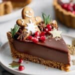 Vegan Gingerbread Chocolate Tart Recipe