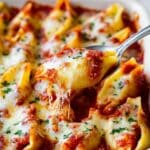 Classic Stuffed Shells with Ricotta, Mozzarella, and Marinara Recipe