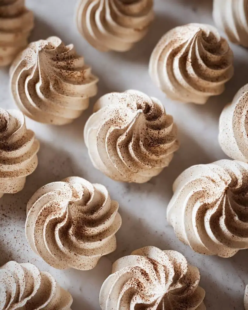 Crispy Coffee Meringues Recipe
