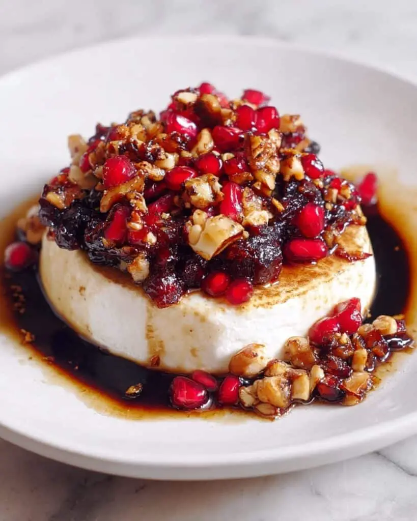 Baked Brie with Cranberries, Pecans, and Pomegranate Recipe