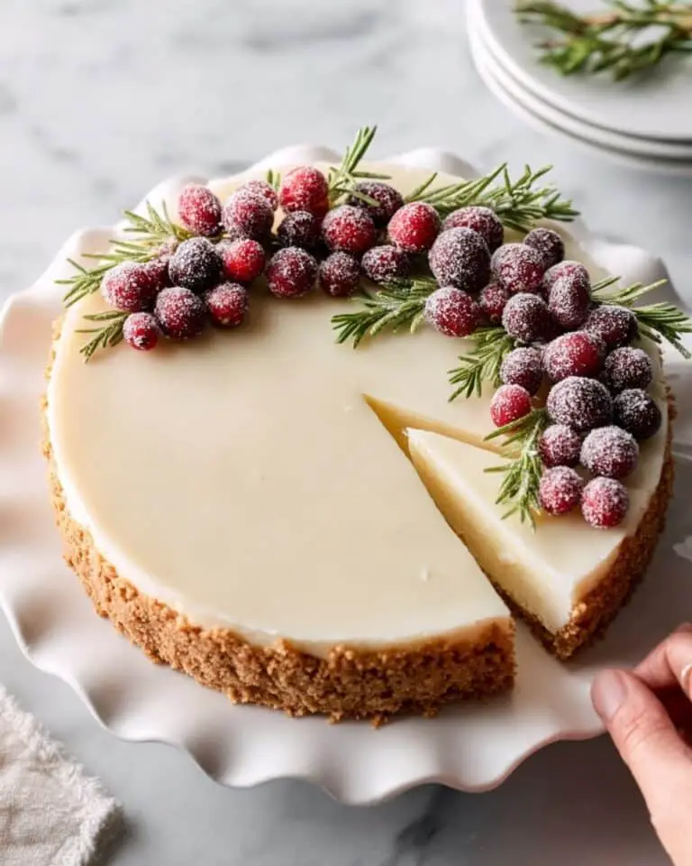 White Chocolate Cranberry Tart Recipe