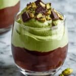 Pistachio Mousse with Chocolate Ganache Recipe