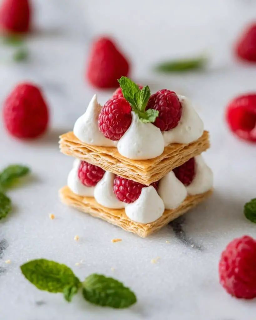 Raspberry Mille-Feuille Cookies Recipe