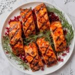 Sweet and Savory Pomegranate Maple Salmon Recipe