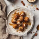 Golden Goat Cheese Croquettes with Honey, Walnuts, and Almonds Recipe