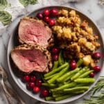 Cranberry Cream Cheese Stuffed Flank Steak Recipe