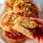 Chinese-Style Savoury Stuffed Breakfast Pancakes (Vegan Recipe) Recipe