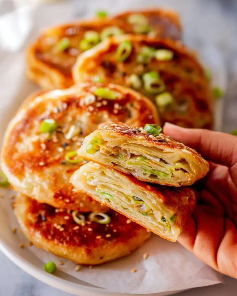 Chinese-Style Savoury Stuffed Breakfast Pancakes (Vegan Recipe) Recipe