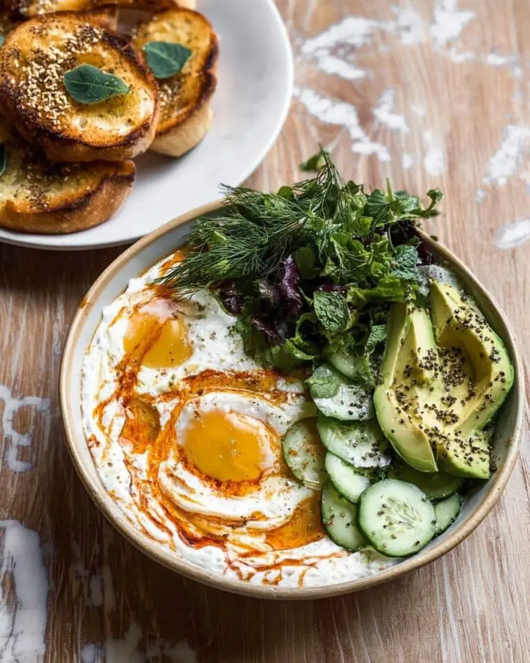 Turkish Eggs with Chili Butter and Whipped Feta Recipe