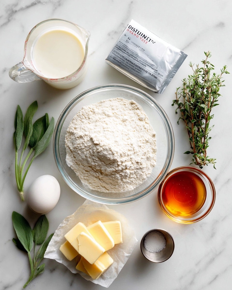 The image shows a tray with twelve golden-brown bread rolls arranged in three rows and four columns, each roll topped with fresh green herbs and small red berries arranged in a decorative pattern. The rolls have a smooth, slightly shiny surface with a touch of coarse salt sprinkled on top. The tray is lined with parchment paper, and the background has a white marbled texture. photo taken with an iphone --ar 4:5 --v 7