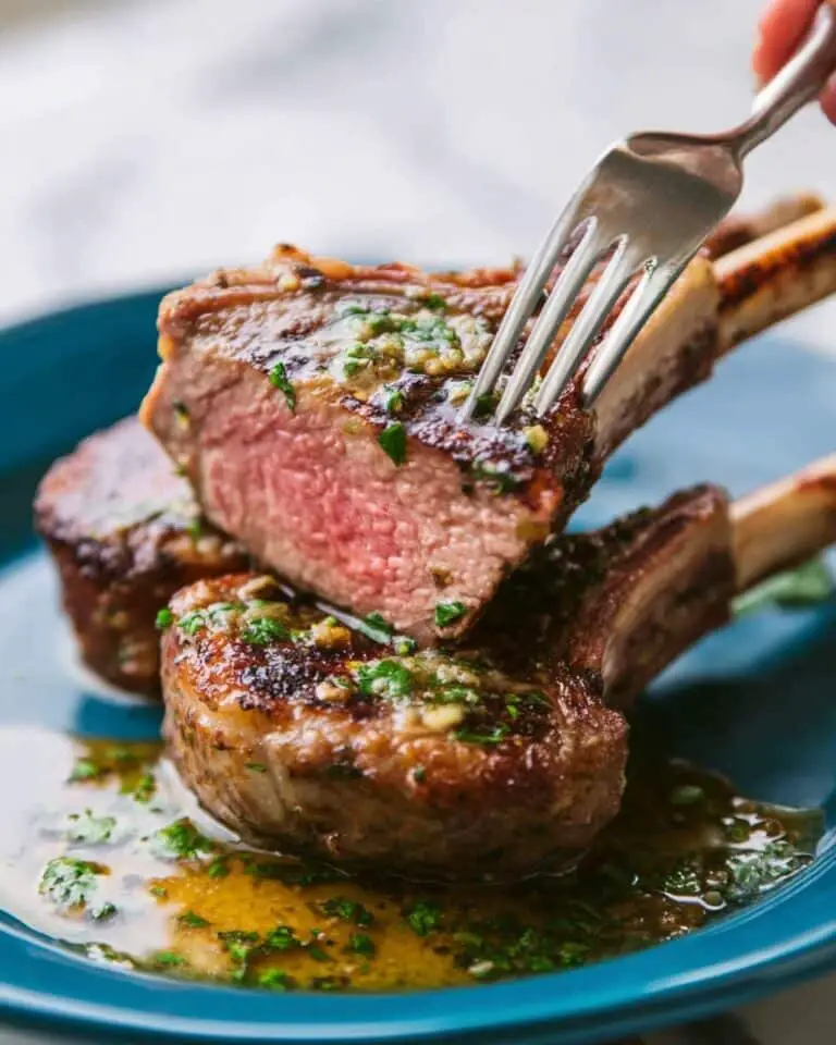 Garlic and Herb Crusted Lamb Chops Recipe