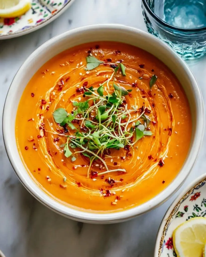 Moroccan Carrot and Lentil Soup Recipe