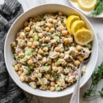 10 Minute Chickpea Tuna Salad Recipe