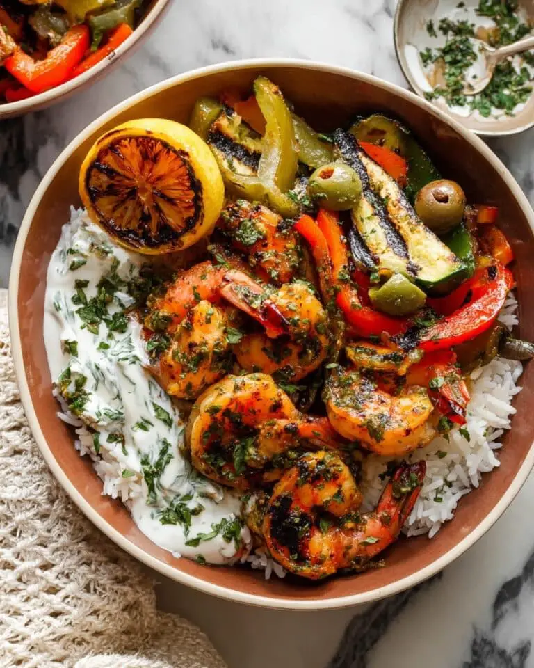 30 Minute Greek Shrimp Grain Bowls Recipe