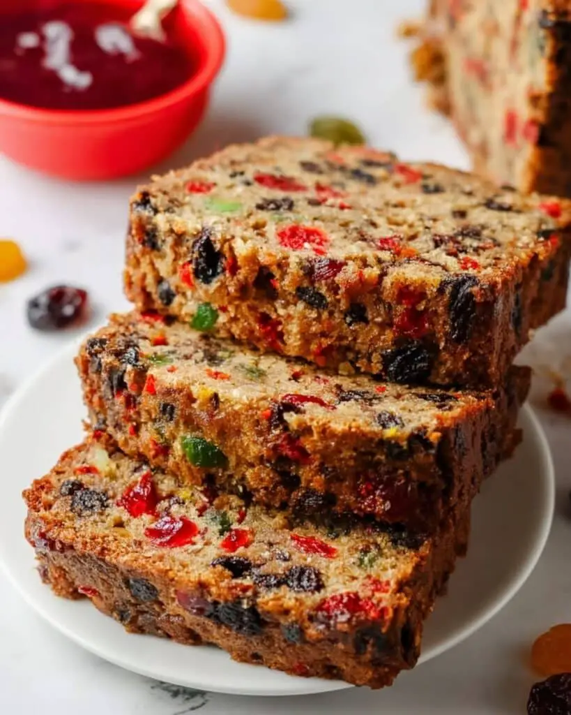 Festive Fruit Cake with Dried Fruits, Nuts, and Zest Recipe