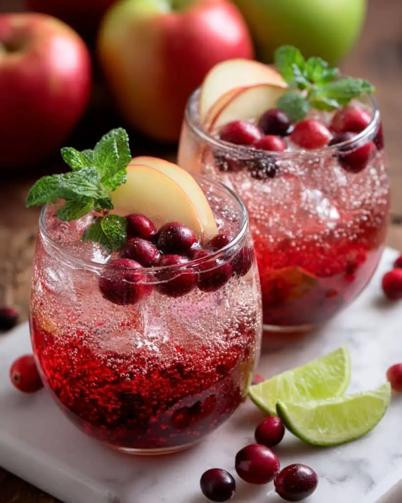 Cranberry Apple Mocktail Recipe