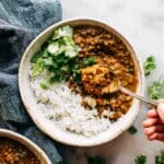 Instant Pot Red Curry Lentils Recipe