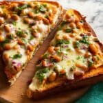 Cheesy Masala Beans on Toast Recipe