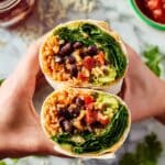 10-Minute Vegan Burrito Wraps Recipe