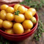 Confit Potatoes with Thyme Oil Recipe