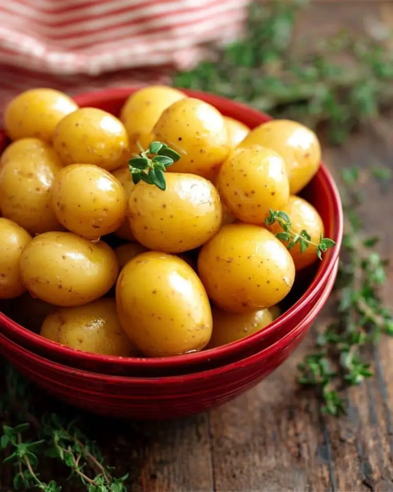 Confit Potatoes with Thyme Oil Recipe
