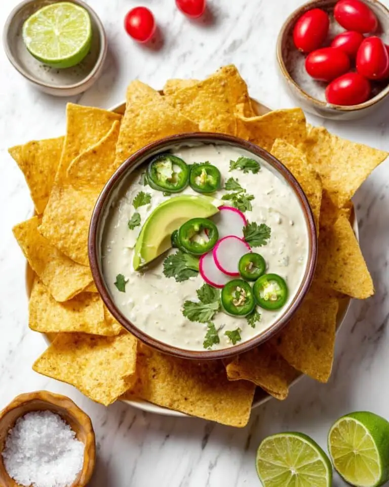 Vegan Queso Dip with Green Chiles Recipe