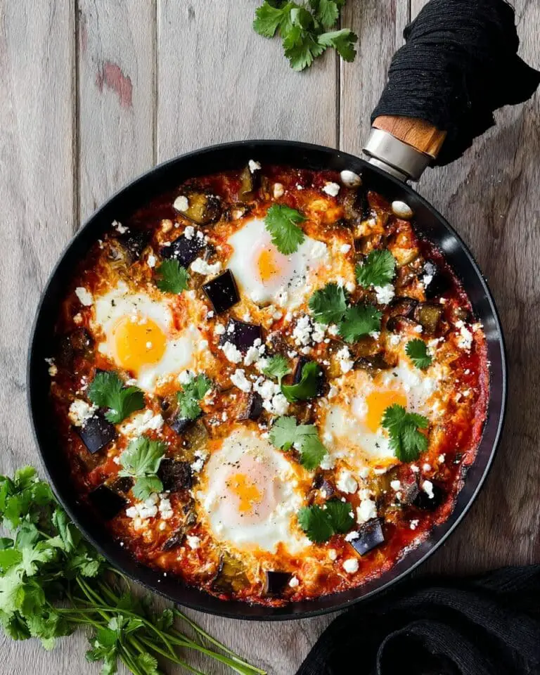 Spiced Eggplant Shakshuka