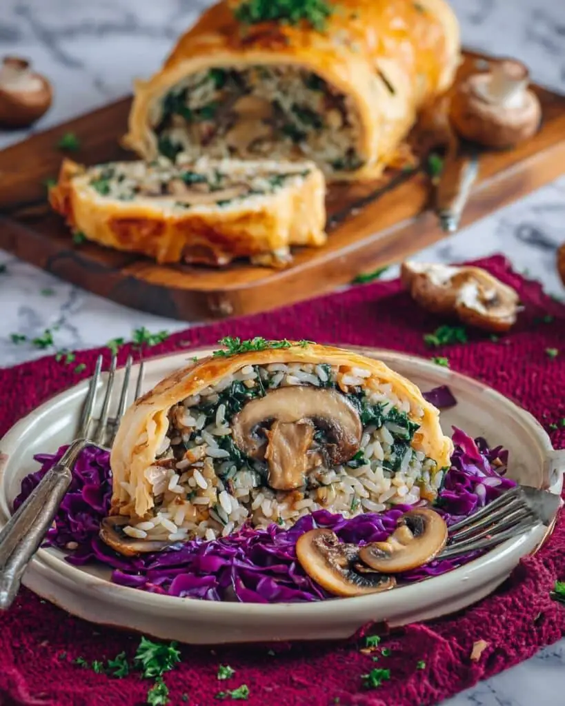 Mushroom Wellington (Vegan Roast Recipe)