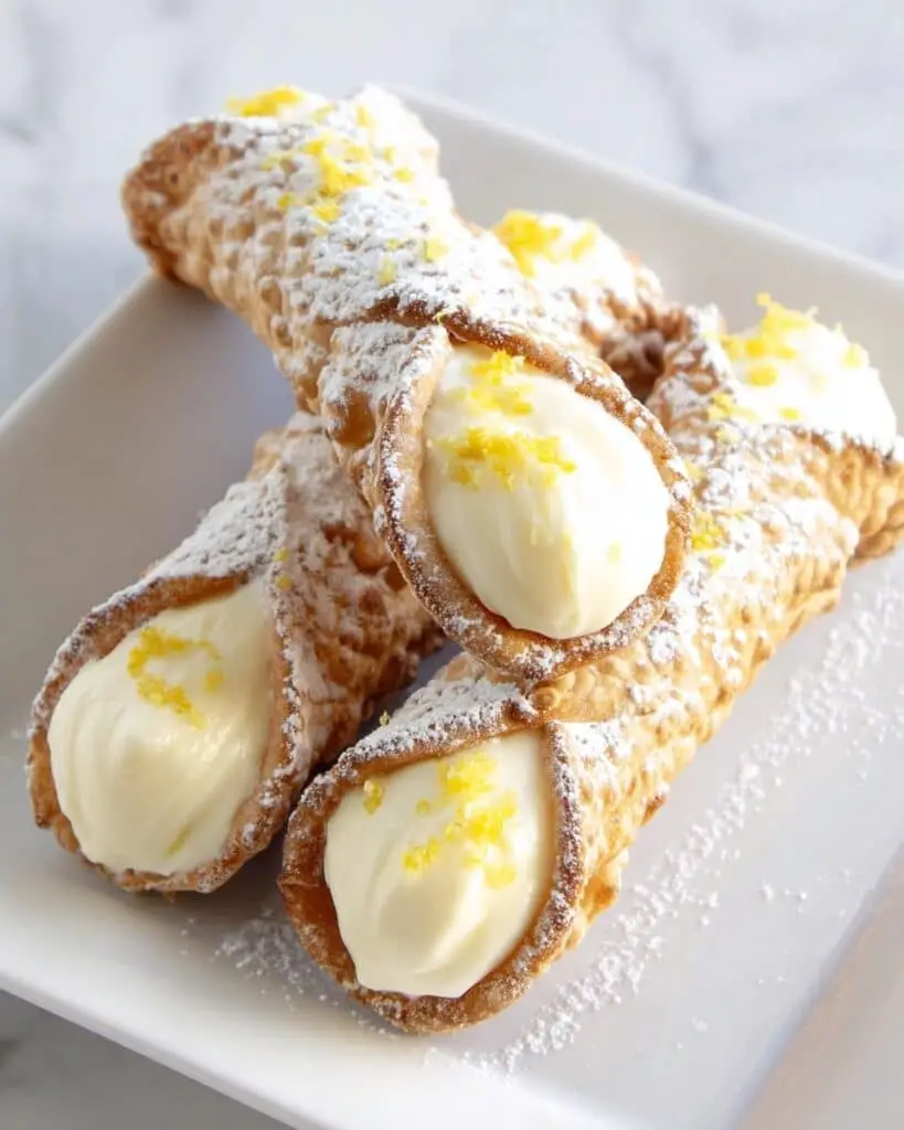 Lemon Meringue Pie Cannoli