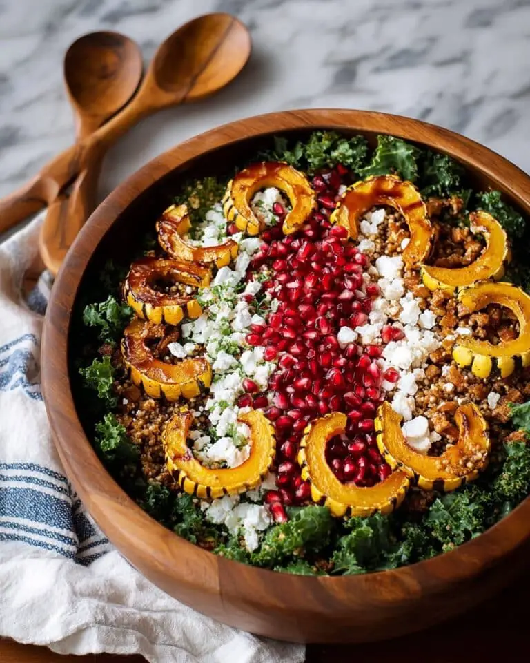 Autumn Harvest Salad with Pomegranates