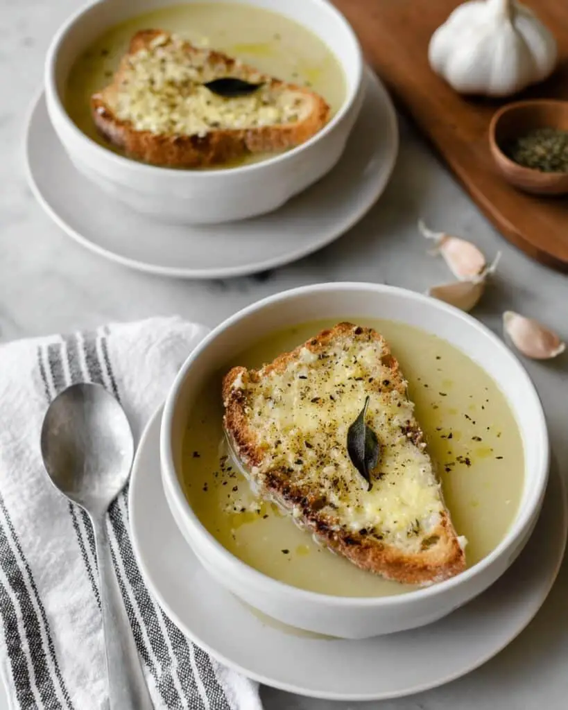 Provençal Garlic Soup (Aïgo Boulido)
