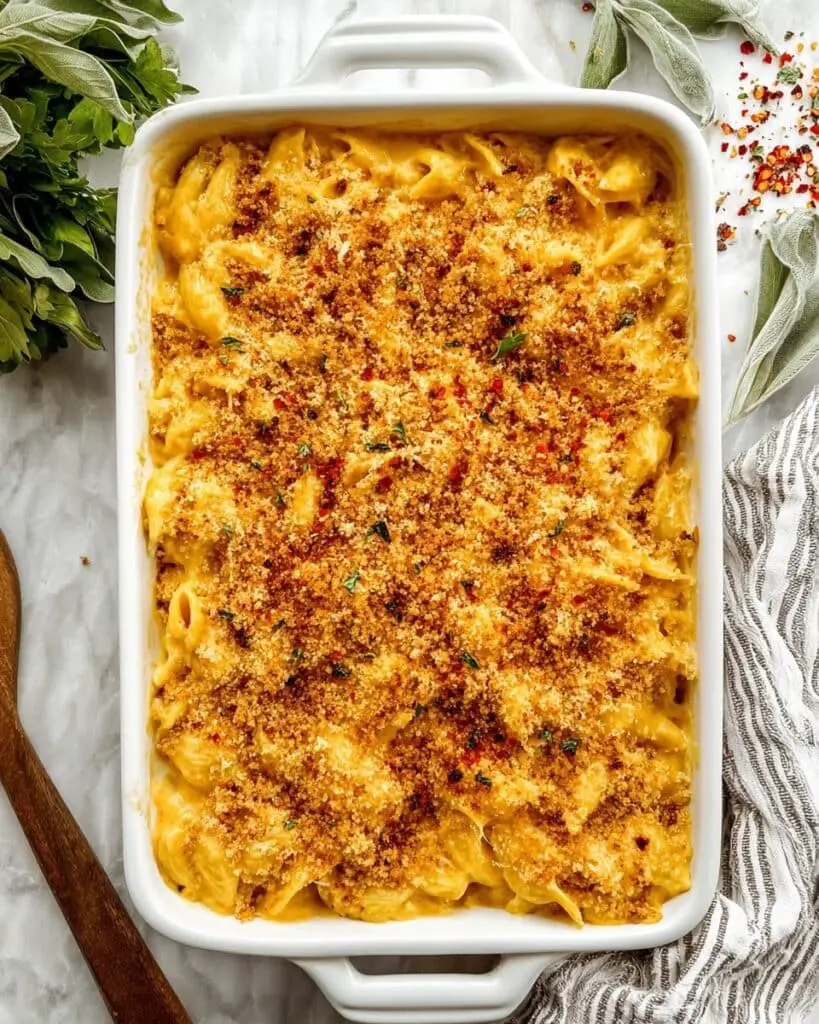 Brown Butter, Ricotta & Butternut Squash Baked Bucatini Recipe