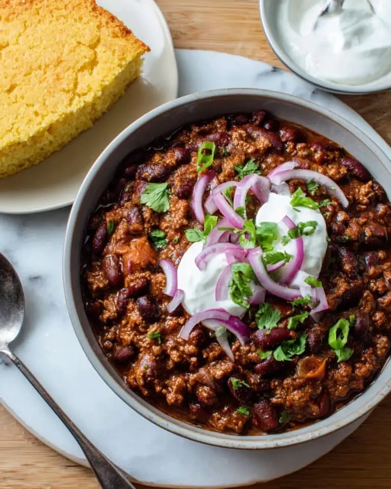 Skillet Turkey Chili Recipe