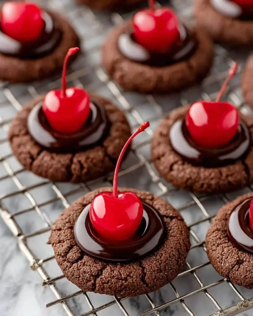 Black Forest Thumbprint Cookies Recipe