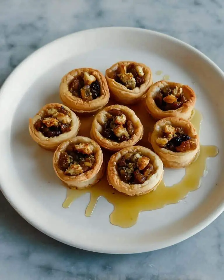 Gorgonzola Walnut Tartlets Recipe