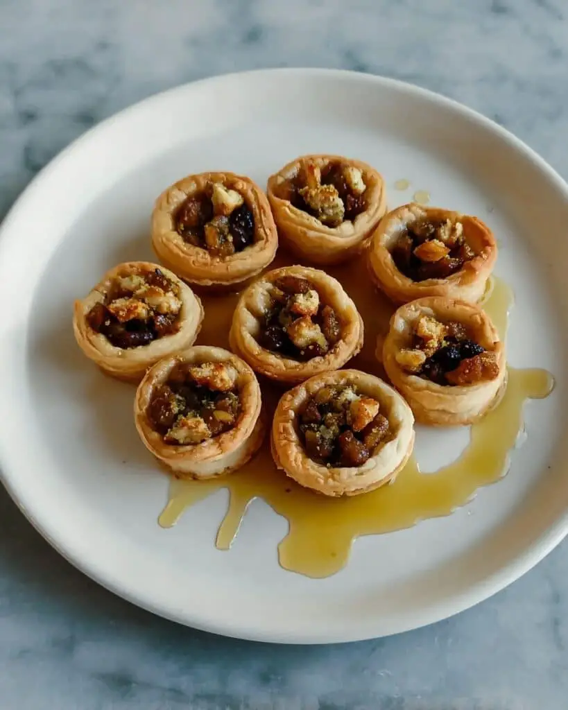 Gorgonzola Walnut Tartlets Recipe