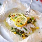 Fish en Papillote with Garlic Butter and Veggies Recipe
