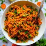 Shredded Carrot Salad with Herbs and Dijon Vinaigrette Recipe