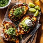 Chipotle Beef Sweet Potato Skins Recipe