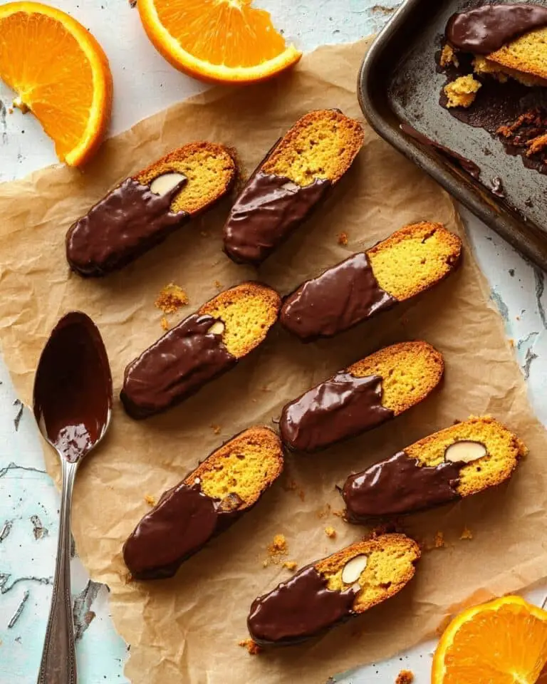 Orange Almond Vegan Biscotti Recipe