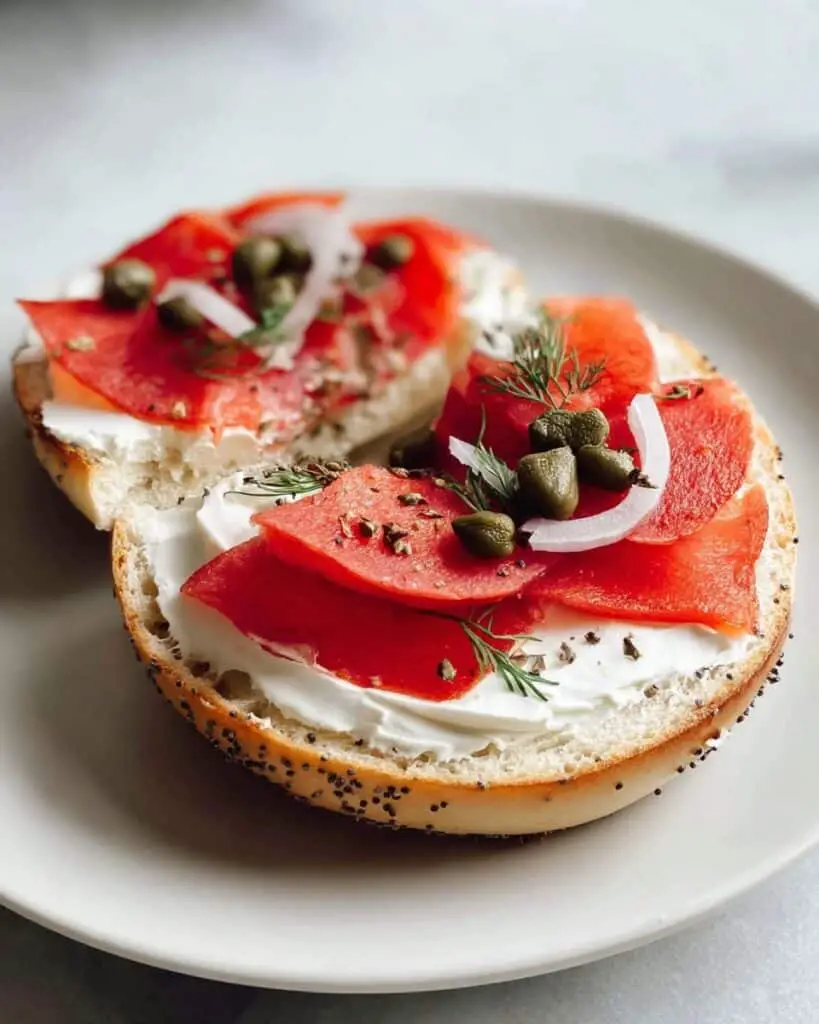 Vegan Smoked Salmon with Beet Juice and Nori Recipe