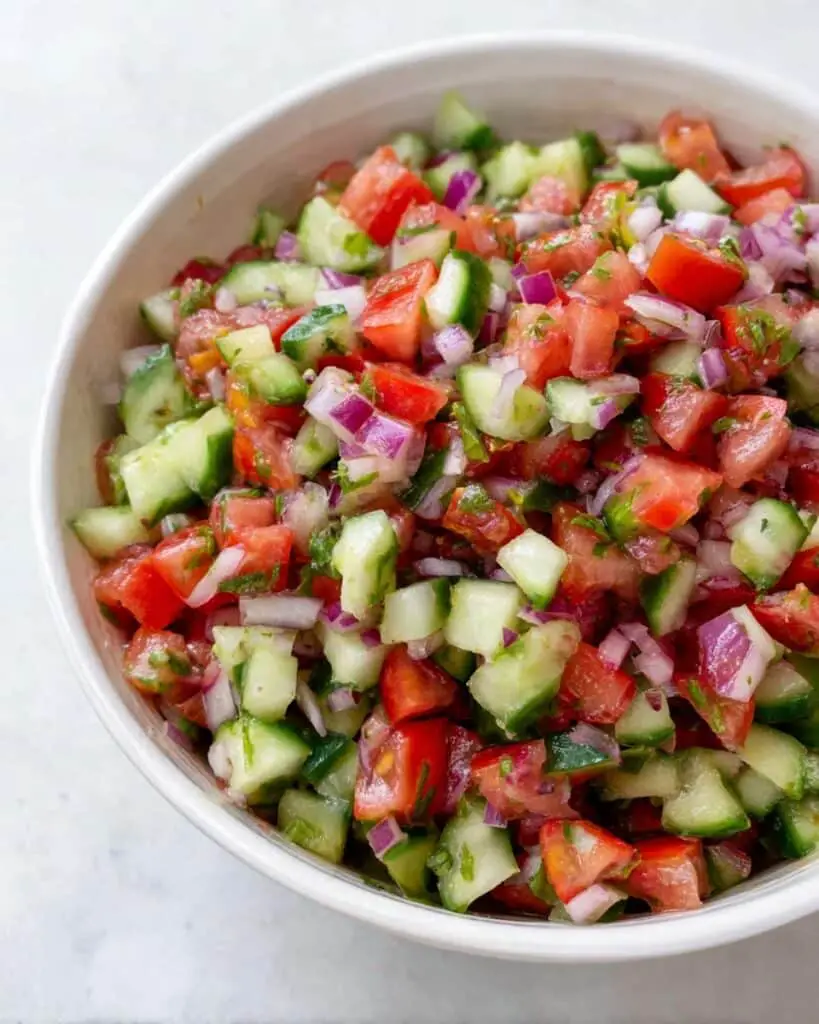 Persian Shirazi Salad Recipe