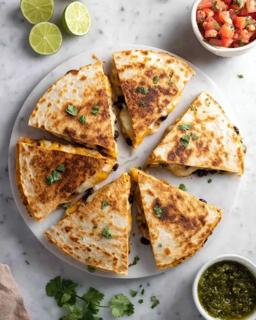 Sweet Potato & Black Bean Quesadillas Recipe