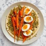 Dutch Carrot, Hummus, and Soft-Boiled Egg Salad Recipe