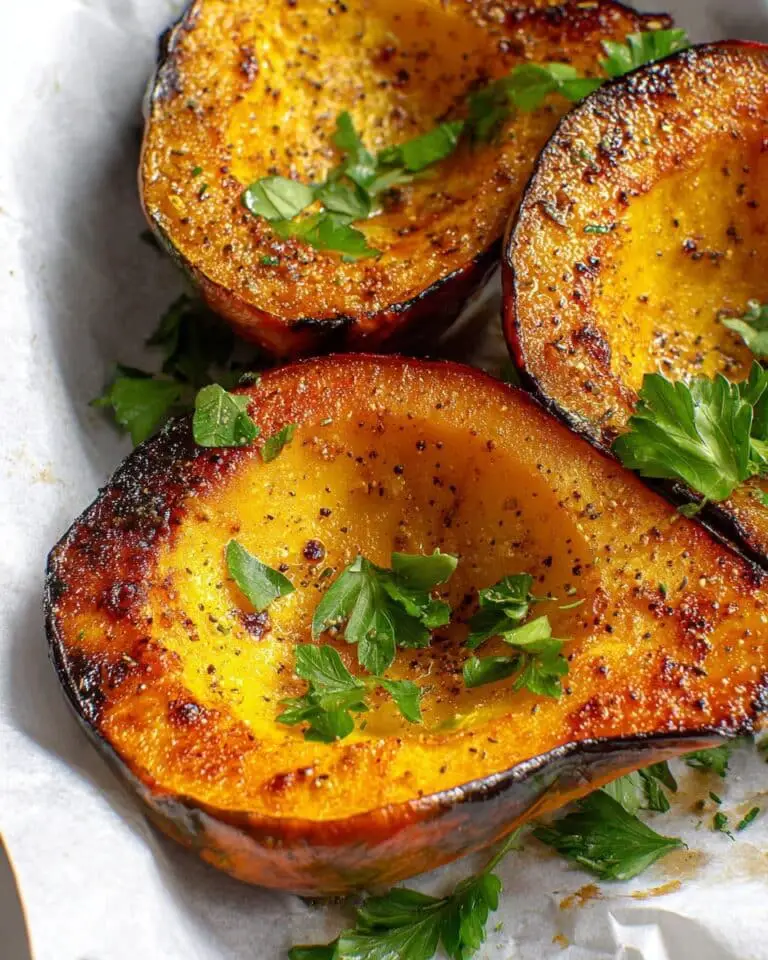 Spicy Brown Sugar Acorn Squash Recipe