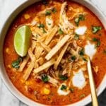 Easy Chicken Tortilla Soup Recipe